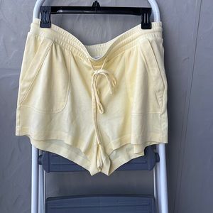 Talbots Haven Well Within Sleep Lounge Shorts Yellow L